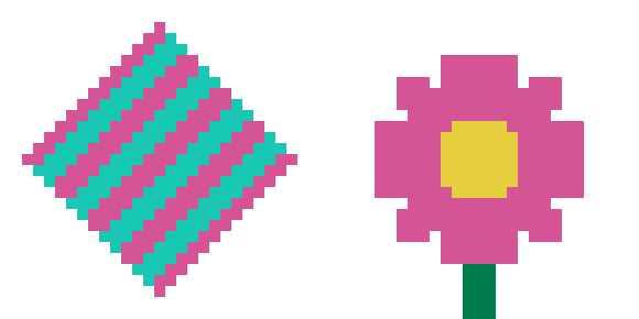 Perler bead pattern grid