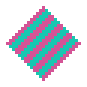 Diamond perler bead pattern sample