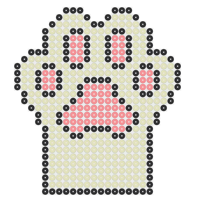 cat paw 29x29 bead preview