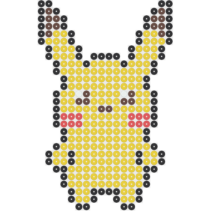 pikachu 29x29 bead preview