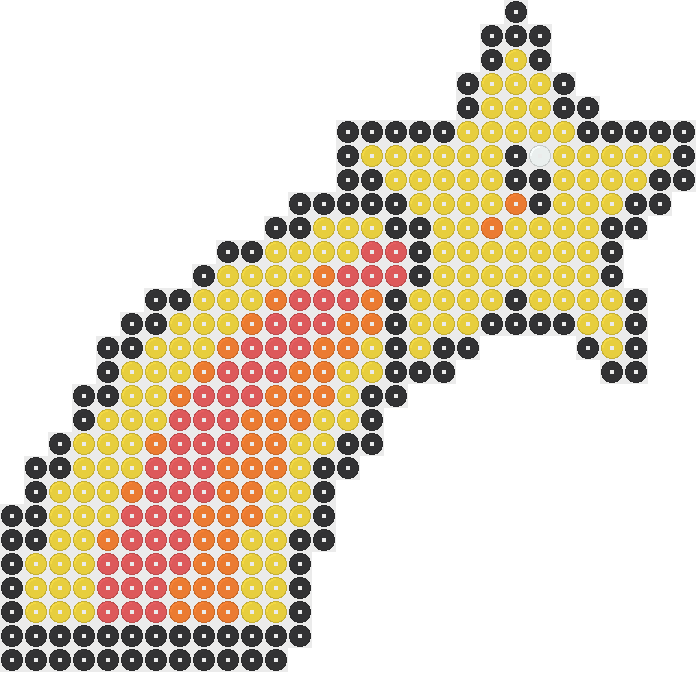 shooting star 29x29 bead preview